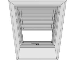 Persienn för takfönster FAKRO AJP 55x98 silver